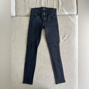 Koral Dark Indigo Ink Low Rise Skinny Jeans 26